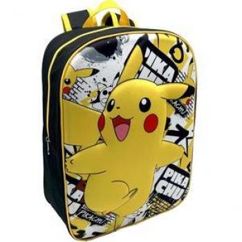 Mochila Escolar 3D Eva Pokemon Happy Pikachu 40x30x15 cm Multicolor Toybags