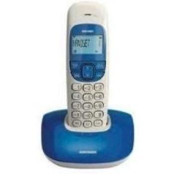 Brondi Nice DECT Identificador de Llamadas Azul, Color Blanco - Teléfono
