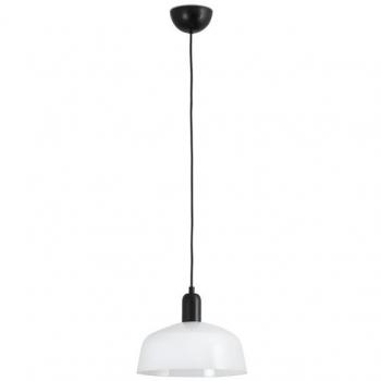 Lámpara colgante FARO Barcelona 20339-119 TATAWIN M Negro satinado/Opal