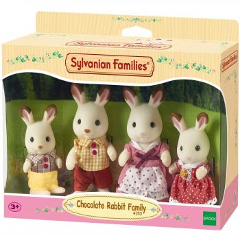 Familia Conejos Chocolate Sylvanian Families