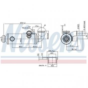 Enfriador EGR NISSENS 989274