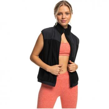 Chaleco Roxy Wow Up Gris - Abrigo de mujer con estilo y calidez