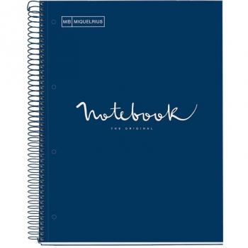Block de notas Miquelrius Emotions A4 120 hojas rayadas Azul Marino