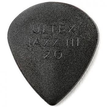 Dunlop Ultex Jazz III 2.0mm Guitar Picks Players Pack (6-Pack)