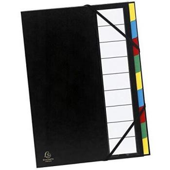 Exacompta 55330E - Clasificador rígido de ordonator, colores surtidos