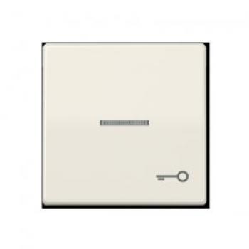 Tecla con visor símbolo puerta blanco marfil JUNG 0712133870