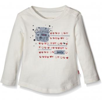 Levi's LS Tee Flaga, Camiseta de Manga Larga para Bebés, Beige