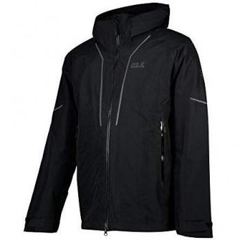 Chaqueta Desmontable Sierra Trail Negra para Hombre Jack Wolfskin