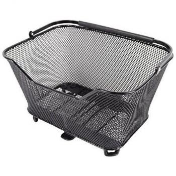 Atran Velo Atranvelo Daily - Cesta de Bicicleta Unisex para Adultos, Color Negro, Talla única