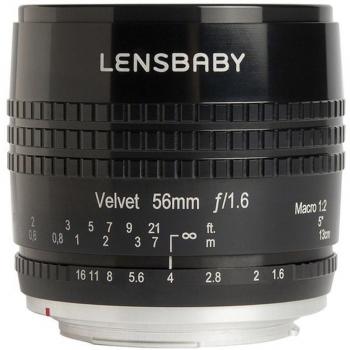 Lensbaby LB-V56BNVelvet 56 Lens for Nikon F Camera