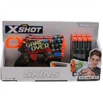 Pistola Menace X-SHOT con 8 dardos +8A Game Over