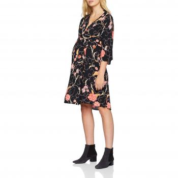 MAMALICIOUS Mloriental 3/4 Woven Abk Dress, Vestido para Mujer,