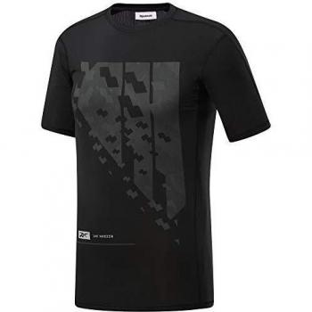 Reebok TS SS Comp tee Camiseta, Hombre, Negro, 2XL