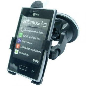 Bluetrade BT-CHI221 - Soporte de coche con ventosa y brazo articulado para LG Optimus L3