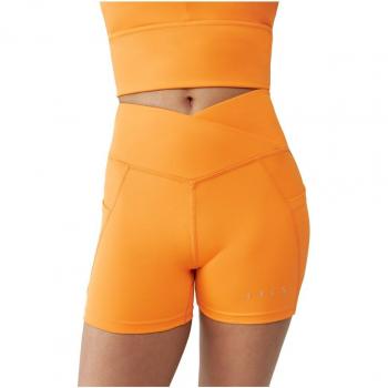 Short de mujer Seia Born Living Yoga en color papaya