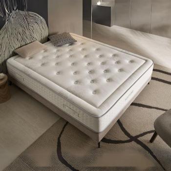 Colchón Viscoelástico Artesanal VIP Nature 30 cm Firmeza Media-Alta Beige 90x190 cm