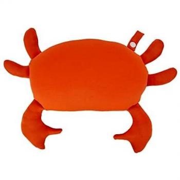 Balvi Cojín Veraniego Summer Crab Color Rojo Almohada en Forma de Cangrejo Poliéster