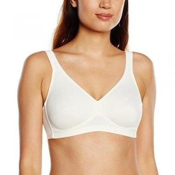 Rosa Faia Twin Seamless Soft Cup Bra in Champagne Beige, Size A 85