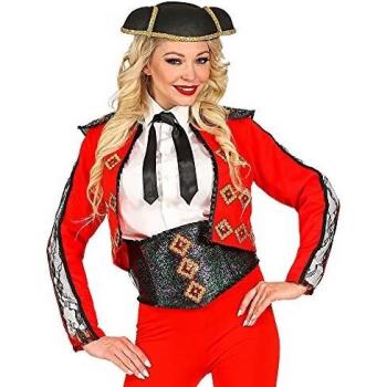 WIDMANN 02951 Disfraz de Matador, Mujer, Rojo, S , color/modelo surtido