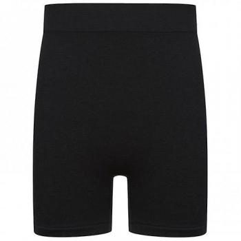 Pantalones cortos de ciclismo sin costuras para niñas Tombo, color negro, talla 11-13 años