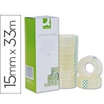 Q-Connect - Cinta Adhesiva 33 Mt X 15 Mm