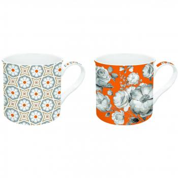 R2S 178tcob Trend & Colors – Tazas 30 cl 2 Unidades Naranja 30 x 15 x 15 cm 2 Unidad
