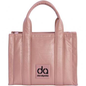 Bolso de mano Leire rosa con cremallera de Don Algodón - Ideal para un look casual y versátil