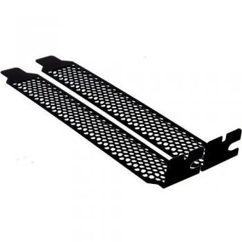 Placa de Expansión Perforada InLine® Negra - Pack de 2