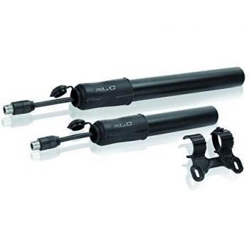 XLC Mini Bomba Montaña de poliuretano M05 6 bar negro plástico 245 mm DV/SV/AV