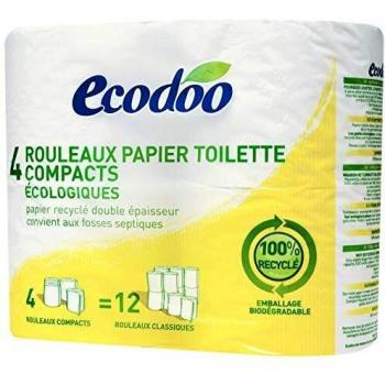 Ecodoo Papel De Baño Reciclado 4 Uds 4-400 g