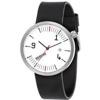 666Barcelona Reloj Analógico para Hombre de Cuarzo con Correa en Cuero 666-223