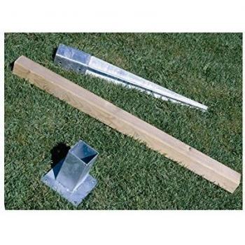 Intermas M234581 - Poste madera valla clasica 7 x 7 x 80 cm