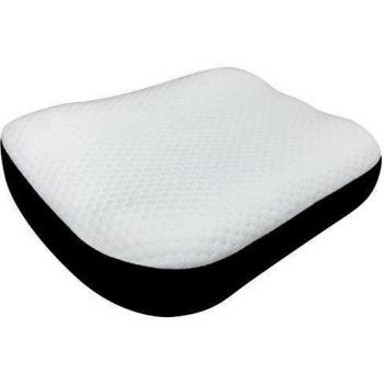 Pikolin Home Essential - Almohada Ergonómica Viscoelástica Antironquidos con Funda Lavable, Firmeza Media-Baja, Dimensiones 36 x 48 x 11-13 cm
