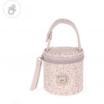 Funda de Chupete Pasito a Pasito Flower Mellow Polipiel Rosa