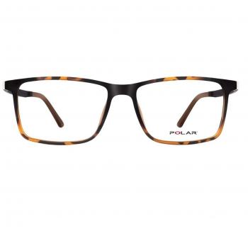 Polar 525 With Clip-On 428 Gafas Recetadas para Hombre Tortoiseshell y Careyshell, Armazones para Hombre Tortoiseshell, Lentes Recetadas Para Hombre Tortoiseshell
