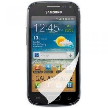 3x kwmobile Lámina protectora de pantalla para Samsung Galaxy Ace 2 i8160 TRANSPARENTE - Calidad superior