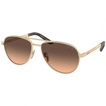 Prada PR A54S VAF50C Men's Sunglasses Gold Size 60