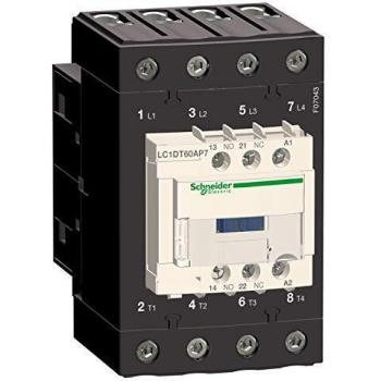 Schneider Electric LC1DT60AP7 Tesys D, Contactor, 4P