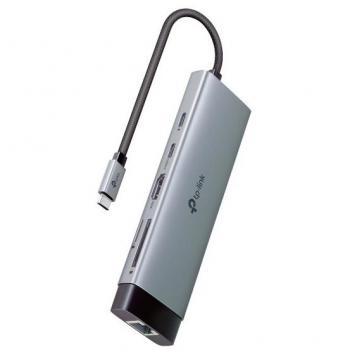 Hub USB-C TP-Link UH9120C 9 en 1 con HDMI 4K, Ethernet RJ45, 3 puertos USB-A y lector de SD/microSD