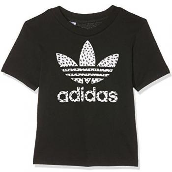 Camiseta adidas - Junior Trefoil negro talla: 111 a 116 cm altura - de 5 a 6 años