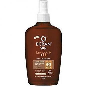 Leche Solar Ecran Sunnique Broncea+ Bronceador Spf 50 (270 ml)