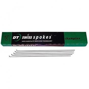 Speichen DT Swiss Champion M 2x276mm schwarz, Niro, mit Alunippel