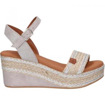Sandalias de Mujer Popa 031 Arambol Sereal Plata Yute CB25502 006