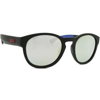 Hugo Boss 1452/S Full-Rim Panto Sunglasses for Men - Black Frame, Ø 54 mm