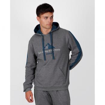Sudadera Admas Feel on Top gris para hombre
