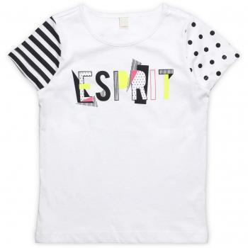Esprit Kids T-Shirt SS Camiseta, Blanco