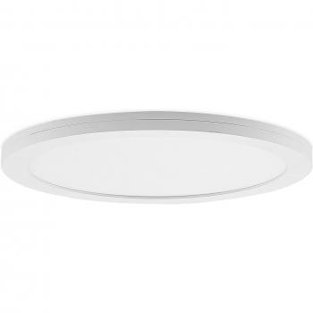Plafón LED Aureka con sensor, 33 cm, moderno, blanco, hecho de aluminio, para salón y comedor
