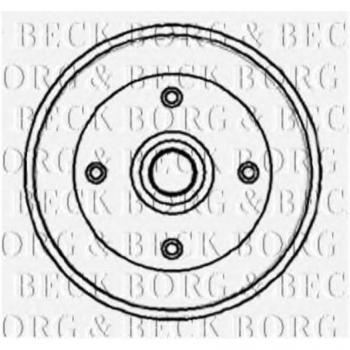 Borg & Beck BBR7051 tambor de freno