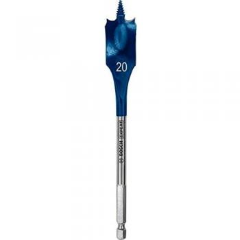 Bosch Professional 1 x Brocas fresadoras planas Expert SelfCut Speed, para Madera blanda, Aglomerado, 20.00 mm, Accesorios Taladro de impacto rotativo