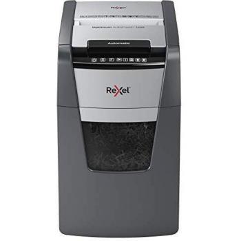 Destructora Automática Rexel Optimum AF+ 130X, Corte en Partículas P-4, Capacidad para 130 Hojas, Contenedor de 44 Litros